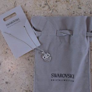 Swarovski Crystal Owl Necklace - 14" chain